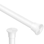 2pack Spring Tension Curtain Rods 18-36 Inch Adjustable Black Tension Rod