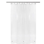 Barossa Design Oeko-tex Certified Shower Curtain Liner Standard Size, Clear