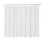 Mrs Awesome Embossed Microfiber Shower Curtain Liner 71 x 96, White