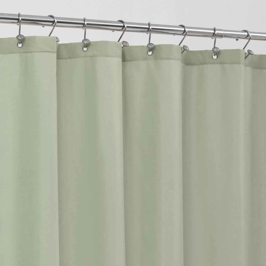 ALYVIA SPRING Waterproof Fabric Shower Curtain or Liner White, 72x72