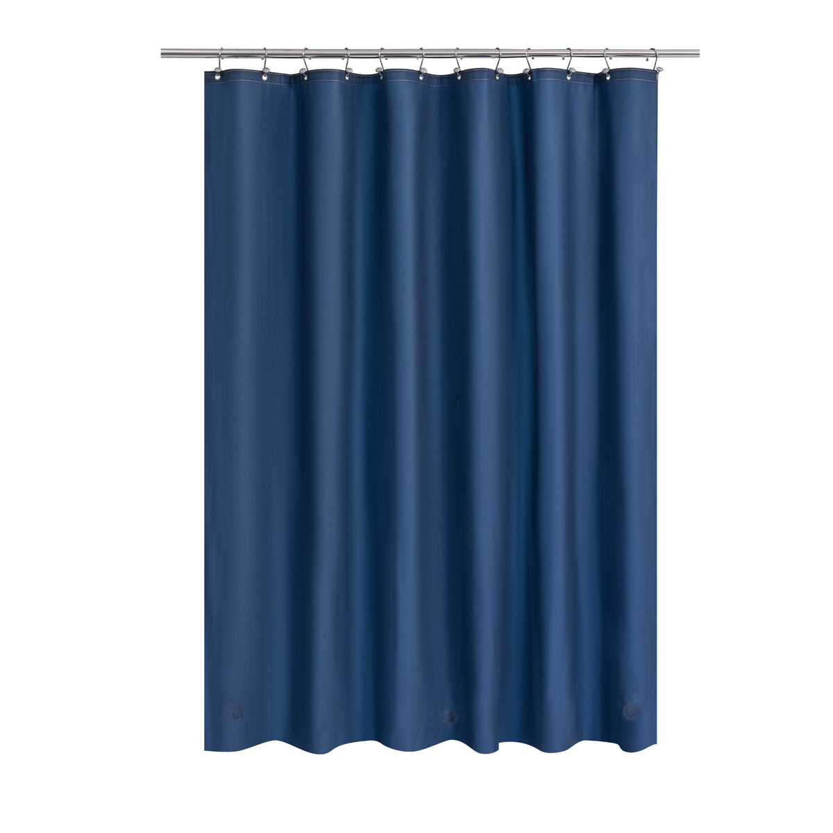 Barossa Design 48 inch Wide Stall Shower Curtain Liner with Magnets, Clear