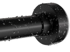 Gold Shower Curtain Rod 34-66 Inches(2.8-5.5ft) Never Rust Adjustable Shower Rod Spring Tension Non Slip No Drilling Shower Rods for Bathroom Garland Window