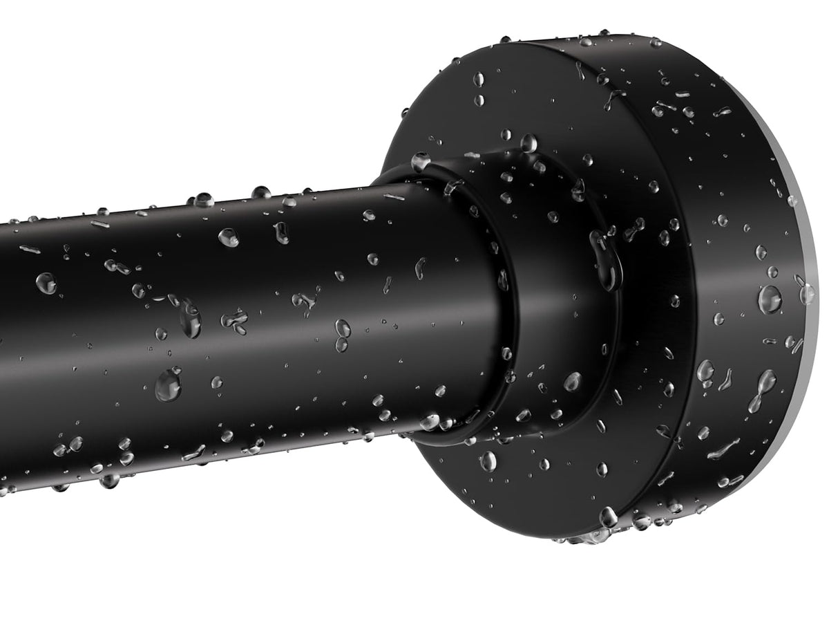 Gold Shower Curtain Rod 34-66 Inches(2.8-5.5ft) Never Rust Adjustable Shower Rod Spring Tension Non Slip No Drilling Shower Rods for Bathroom Garland Window