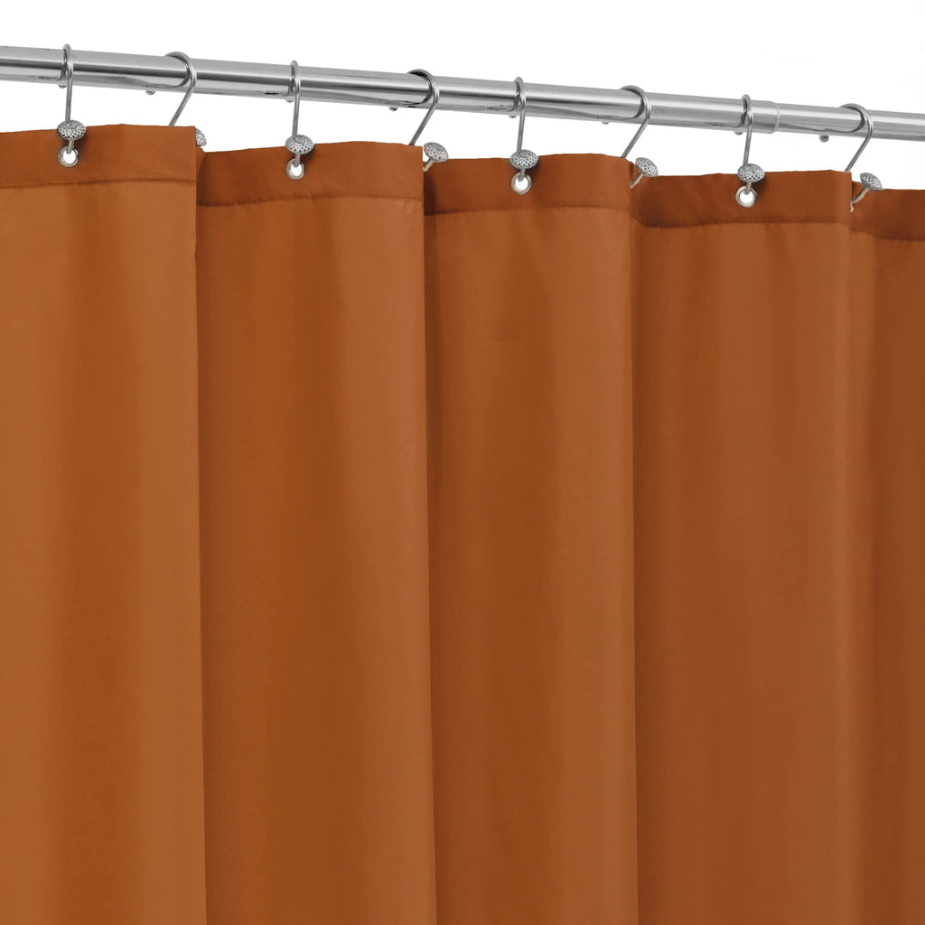 ALYVIA SPRING Waterproof Fabric Shower Curtain or Liner White, 72x72