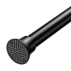 2Pcs Tension Curtain Rod 31 To 76 Inch Black Shower Curtain Rod