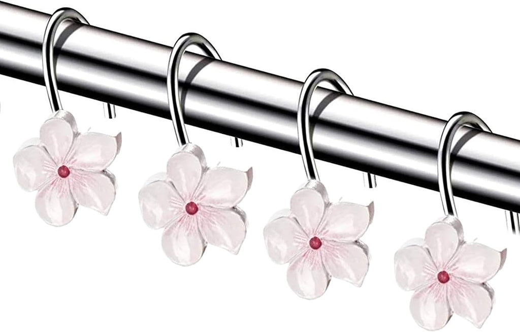 Creative Scents Vanda Shower Curtain Hooks Decorative | Set of 12