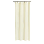 N&Y HOME Fabric Small Stall Shower Curtain Liner Extra Long 36x84, White