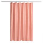 N&Y HOME Fabric Small Stall Shower Curtain Liner Extra Long 36x84, White