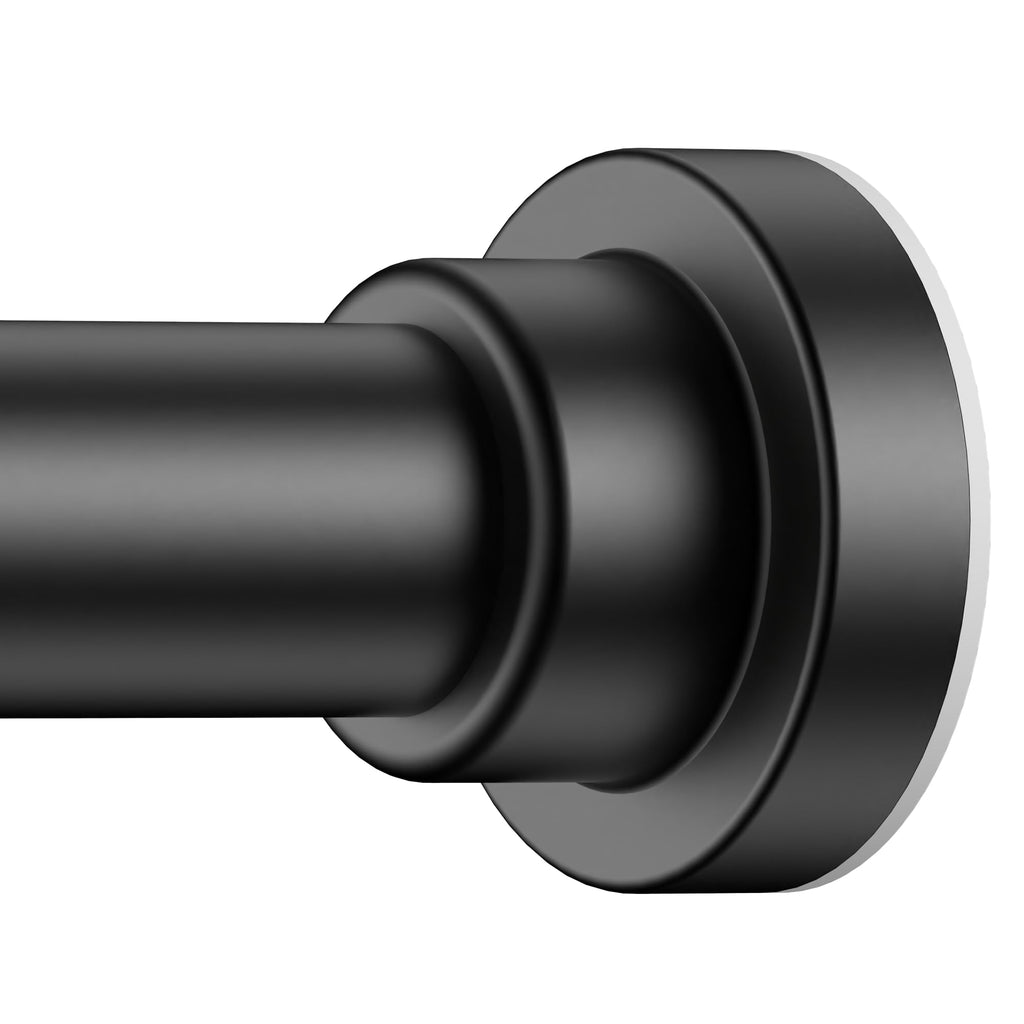 Wood Grain Shower Curtain Rod 31-64 Inch,Heavy Duty Tension Rod,No Drill
