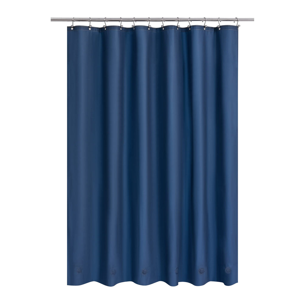 Barossa Design 48 inch Wide Stall Shower Curtain Liner with Magnets, Clear