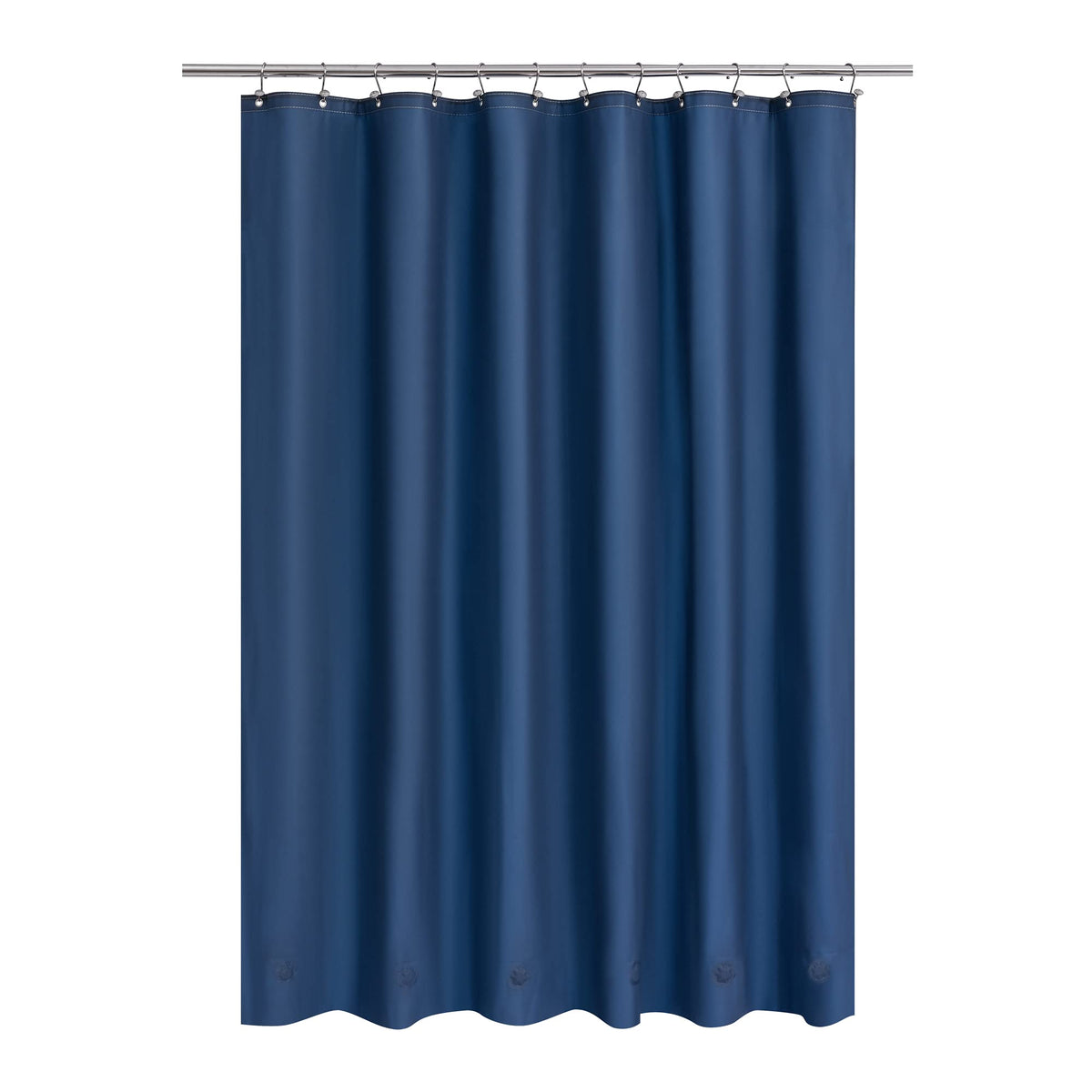 Barossa Design 48 inch Wide Stall Shower Curtain Liner with Magnets, Clear