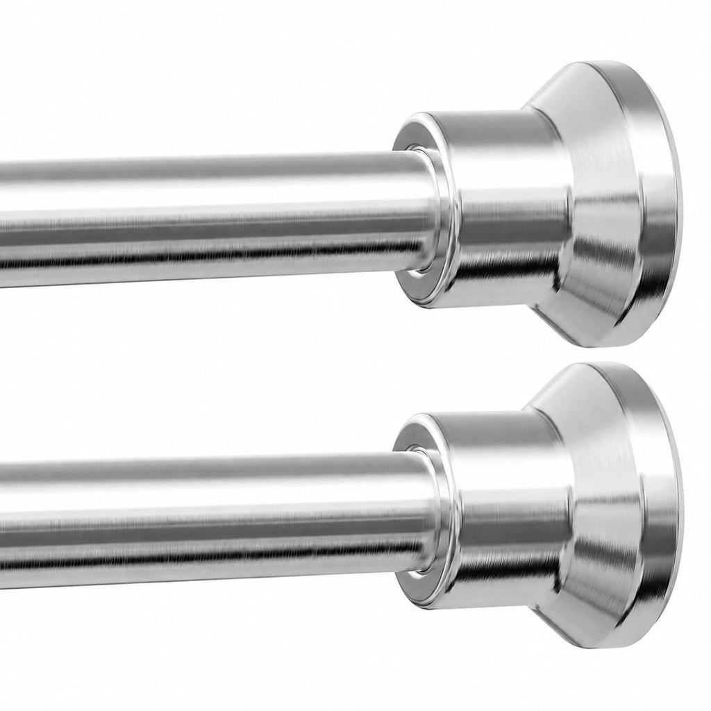 Chrsouly Shower Curtain Rod, 31-76 Inch Adjustable Tension Shower Rod