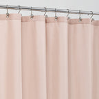 ALYVIA SPRING 72x96 Extra Long Waterproof Fabric Shower Curtain Liner White