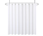 Fabric Shower Curtain Liner 60x72 Inch-White Standard Size Shower Liners