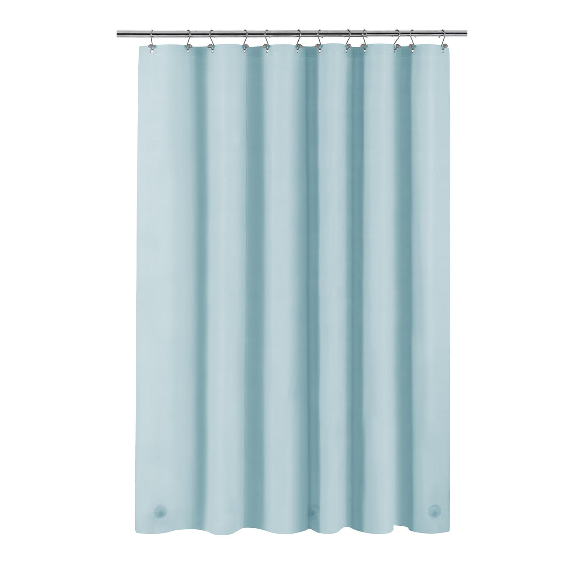 Barossa Design 48 inch Wide Stall Shower Curtain Liner with Magnets, Clear