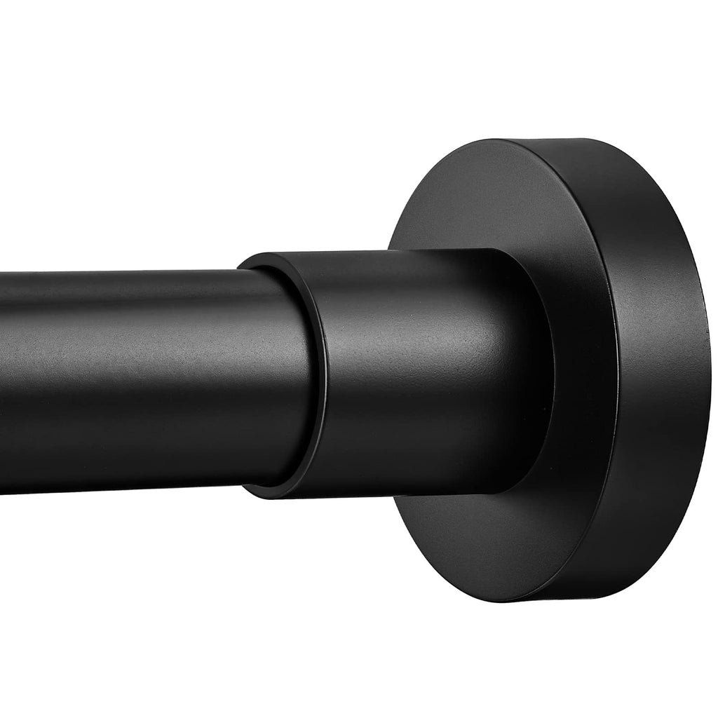 Shower Curtain Rod Tension- No Drill Non-Slip Spring Tension Shower Rod for Window or Bathroom, 43-73 inches Metal Steel, Gold