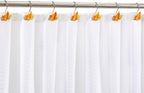 Maple Leaf Shower Curtain Hooks, 12Pcs Thanksgiving Decorative Shower Curtain Hooks, CHICTIE Autumn Fall Leaves Shower Curtain Rings Rustproof for Bathroom Bedroom Room Decor (Deciduous Yellow)