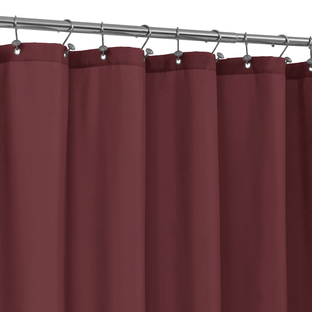 ALYVIA SPRING Waterproof Fabric Shower Curtain or Liner White, 72x72