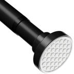 AIZESI Shower Curtain Rod 43 to 73 Inch Spring Tension Rods No Drill, White