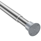 Black Shower Curtain Rod, 32-76 Inches, 7/8 Inch Diameter, 1 Pack
