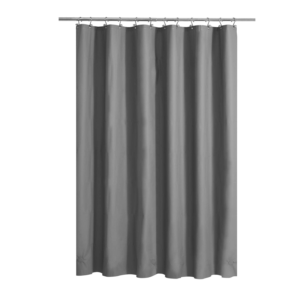 Barossa Design 48 inch Wide Stall Shower Curtain Liner with Magnets, Clear