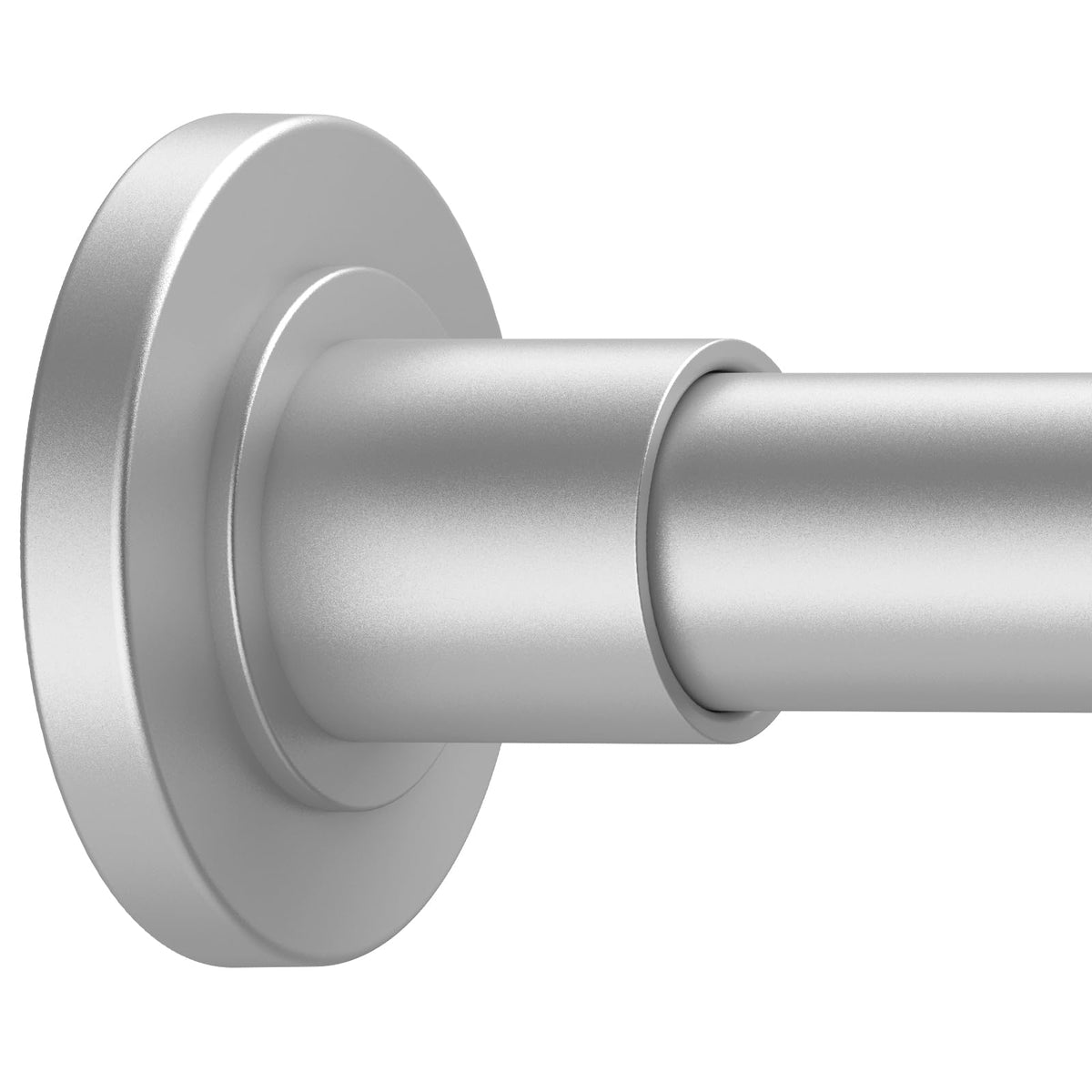 GXOACKJ Brushed Nickel Shower Curtain Rods - 31-80 Inch Spring Tension Shower Rods for Bathroom, Adjustable, No Drilling, No Rust, Stainless Steel