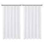 Fabric Shower Curtain Liner 60x72 Inch-White Standard Size Shower Liners