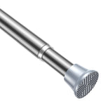AIZESI Tension Rod 24-46 inch, Tool-Free No Drill Spring Curtain Rod, Black