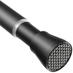 AIZESI Shower Curtain Rod 43 to 73 Inch Spring Tension Rods No Drill, White