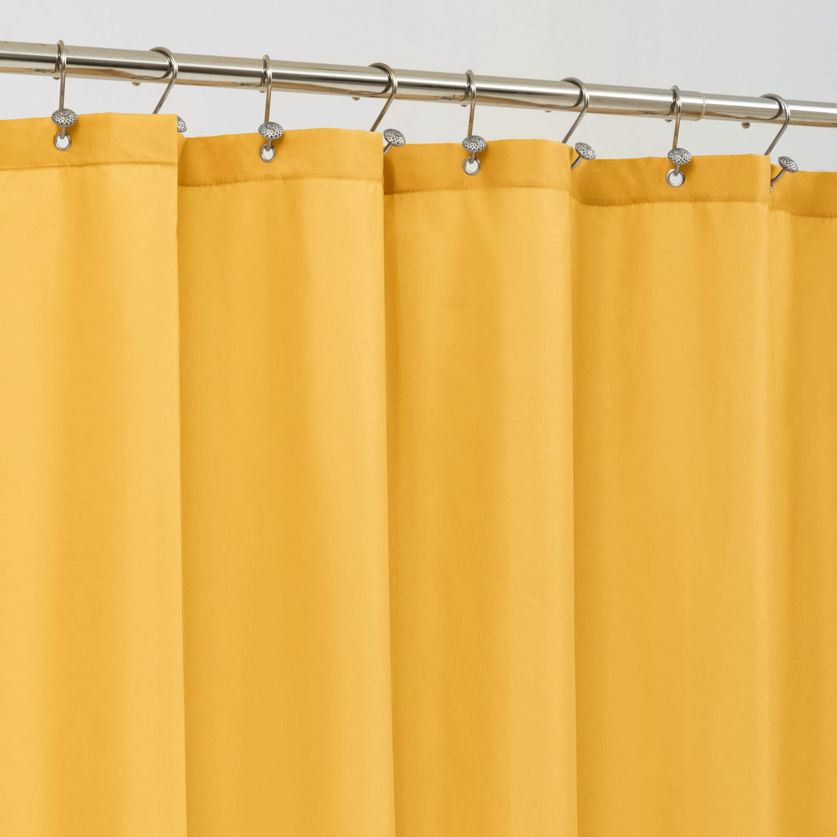 ALYVIA SPRING 72x96 Extra Long Waterproof Fabric Shower Curtain Liner White