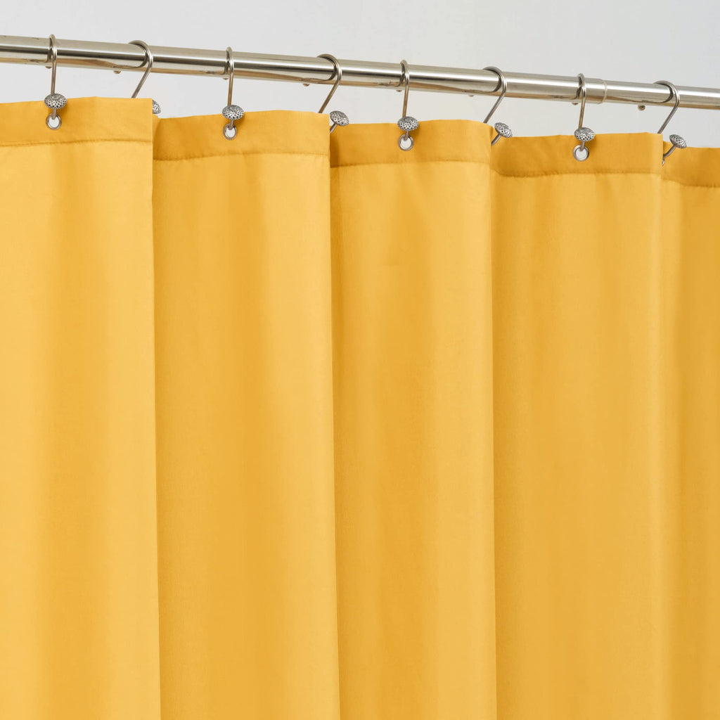 ALYVIA SPRING Waterproof Fabric Shower Curtain or Liner White, 72x72