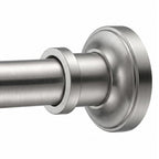 BRIOFOX Bronze Tension Curtain Rod 24 to 78 Inch(2-6.5ft) - Spring Tension Shower Curtain Rod, No Drilling Oil Rubbed Bronze Tension Rod for Curtains Windows
