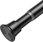 Shower Curtain Rod 32-76 Inch Tension Rods No Drilling, Black