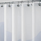 Sunlit Designer Popular Shower Curtain, Ombre Blue Fabric Contemporary Shower Curtains for Bathroom Décor