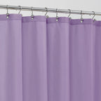 ALYVIA SPRING 72x96 Extra Long Waterproof Fabric Shower Curtain Liner White