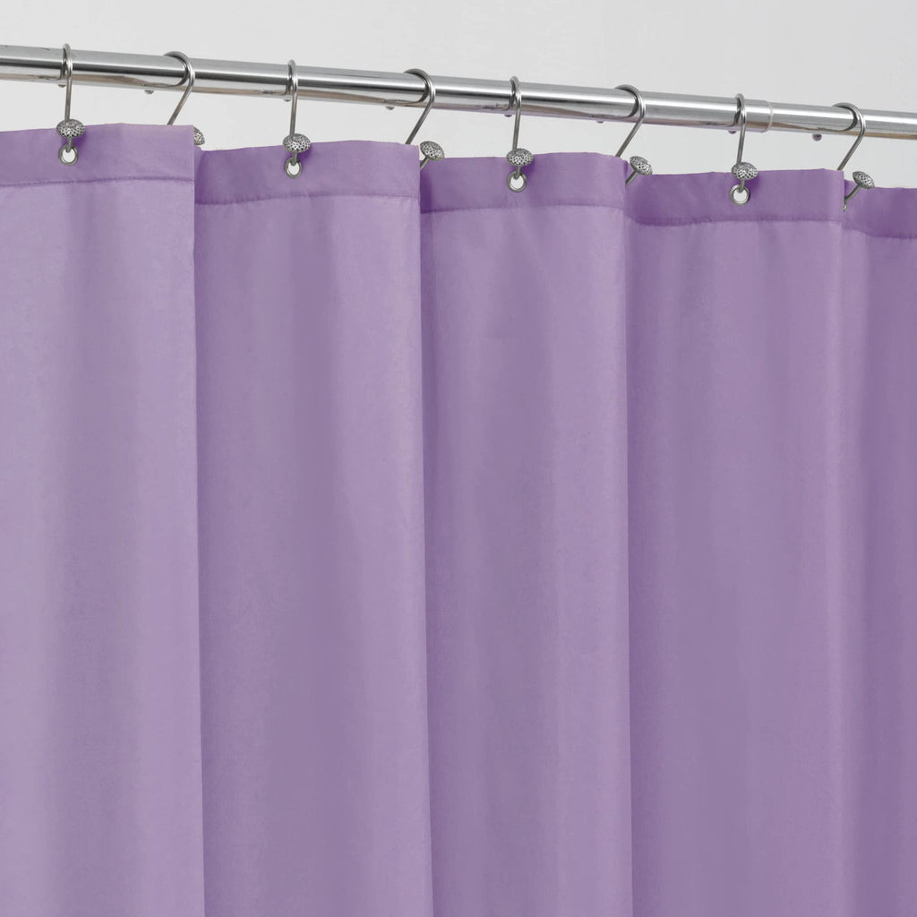 ALYVIA SPRING Waterproof Fabric Shower Curtain or Liner White, 72x72