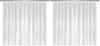LiBa Shower Curtain PEVA 8G, 72x72 Inch Clear Pebbles with Magnets
