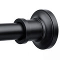 BRIOFOX Bronze Tension Curtain Rod 24 to 78 Inch(2-6.5ft) - Spring Tension Shower Curtain Rod, No Drilling Oil Rubbed Bronze Tension Rod for Curtains Windows