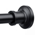 BRIOFOX Bronze Tension Curtain Rod 24 to 78 Inch(2-6.5ft) - Spring Tension Shower Curtain Rod, No Drilling Oil Rubbed Bronze Tension Rod for Curtains Windows