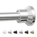 Chrsouly Shower Curtain Rod, 31-76 Inch Adjustable Tension Shower Rod