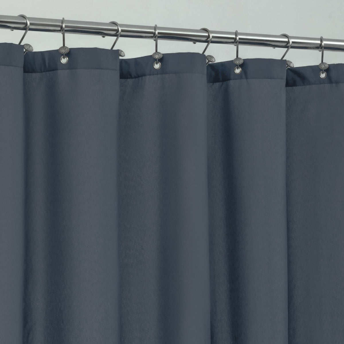 ALYVIA SPRING Waterproof Fabric Shower Curtain or Liner White, 72x72