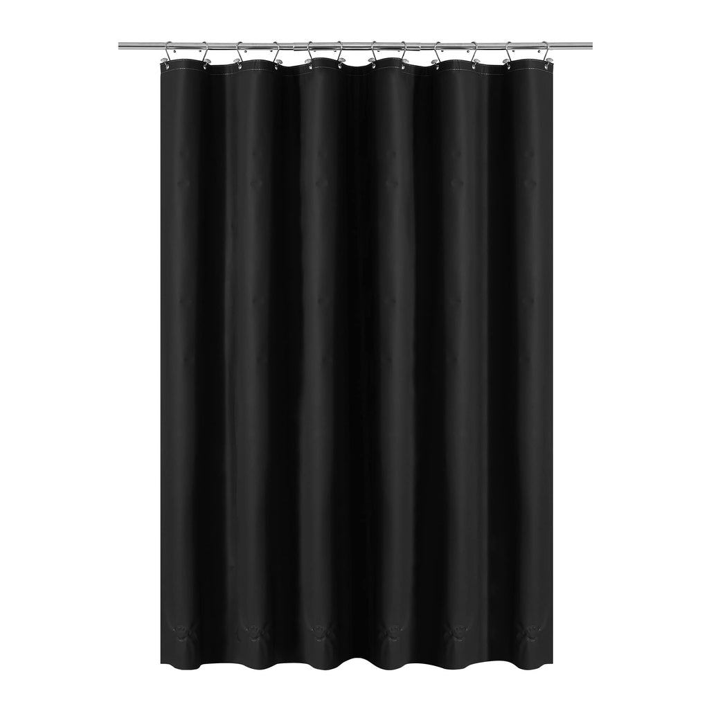Barossa Design 48 inch Wide Stall Shower Curtain Liner with Magnets, Clear