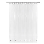 Barossa Design Oeko-tex Certified Shower Curtain Liner Standard Size, Clear