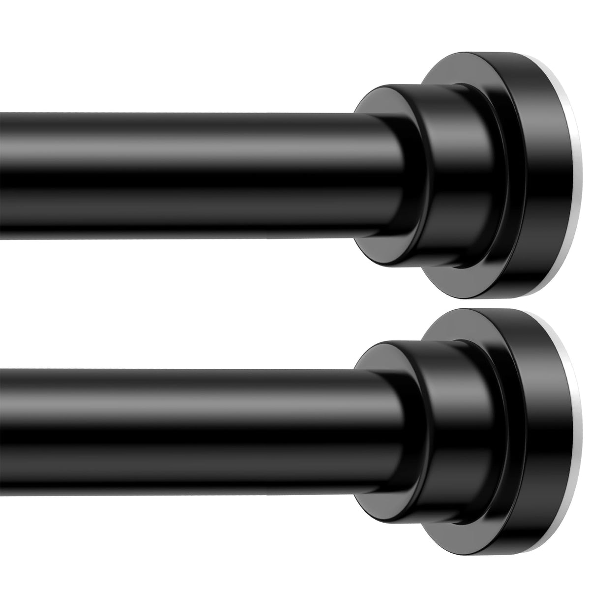 Shower Curtain Rod 31-76",Spring Tension Rod Adjustable No Drill