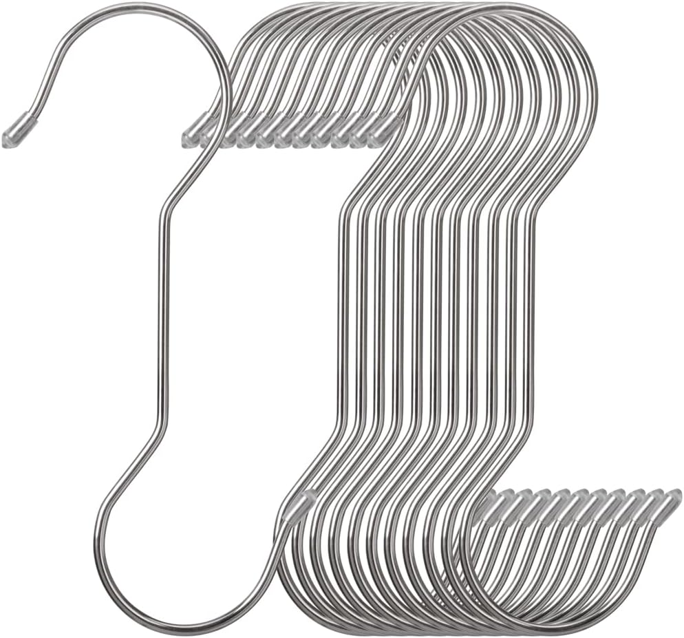 12 Pack 7.9 Inch Extra Long Shower Curtain Hooks for Hanging
