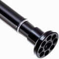 Grey Shower Curtain Rod 28"-39.5", Never Rust Anti-Slip Adjustable Tension Curtain Rods No Drilling, Heavy Duty Spring Enlarged Diameter 1" Tension Rod for Bathroom/Closet/Room Divider