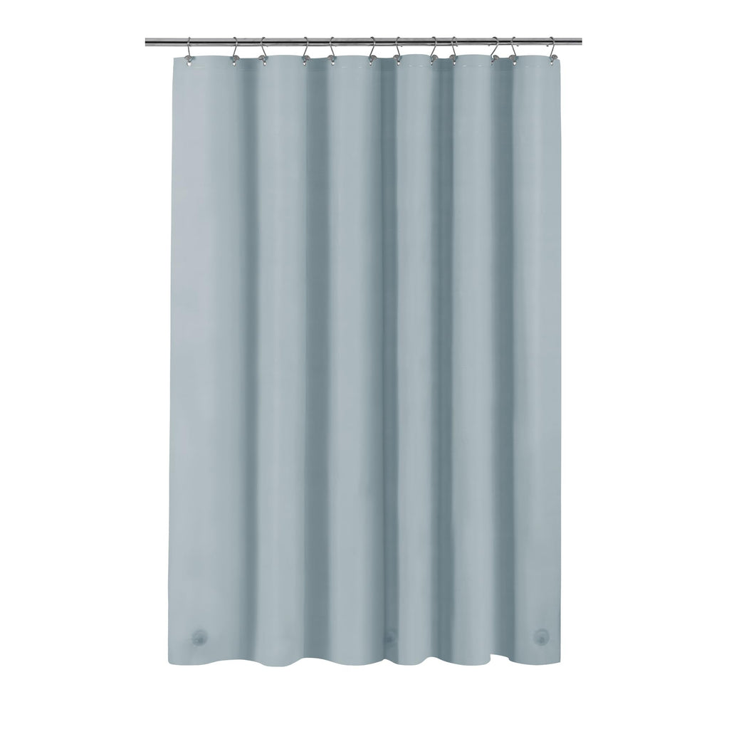 Barossa Design 48 inch Wide Stall Shower Curtain Liner with Magnets, Clear