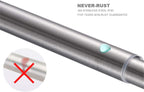 BRIOFOX Tension Curtain Rod 43-73 Inches Brushed Nickel, Rustproof and Non-Slip and Heavy Duty Shower Curtain Rod for Window or Bathroom, 304 Stainless Steel