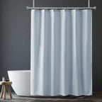 Amazer Ivory Shower Curtain Liner, Ivory Fabric Shower Liner, 2-in-1 Bathroom Shower Curtain and Liner, 12 Grommet Holes, Water Proof, Machine Washable, Hotel Quality, 72 x 72 Inches