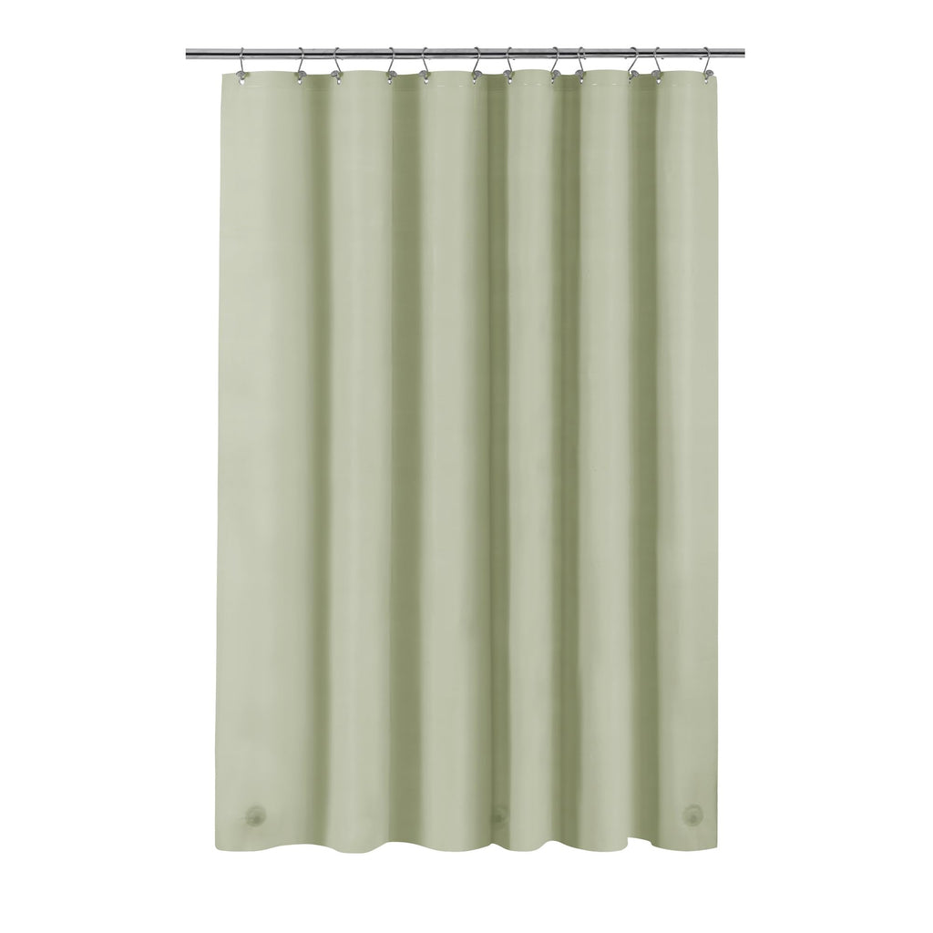 Barossa Design 48 inch Wide Stall Shower Curtain Liner with Magnets, Clear